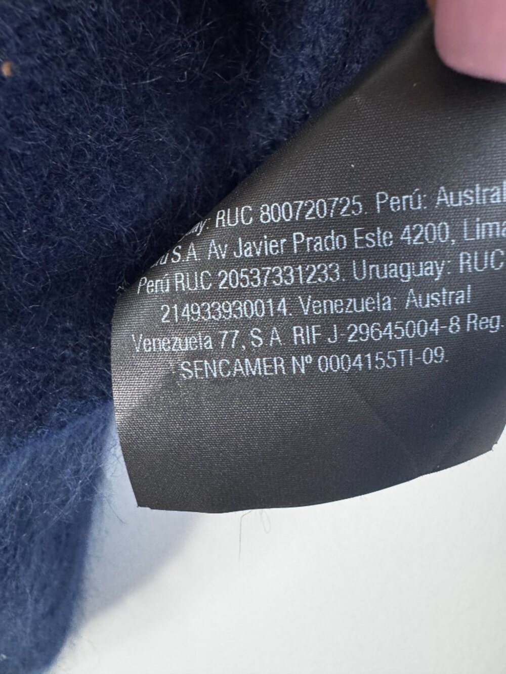 Purificacion Garcia Womens Poncho Layer Wool Sweater Blue Galaxy Detail - M - Picture 4 of 7